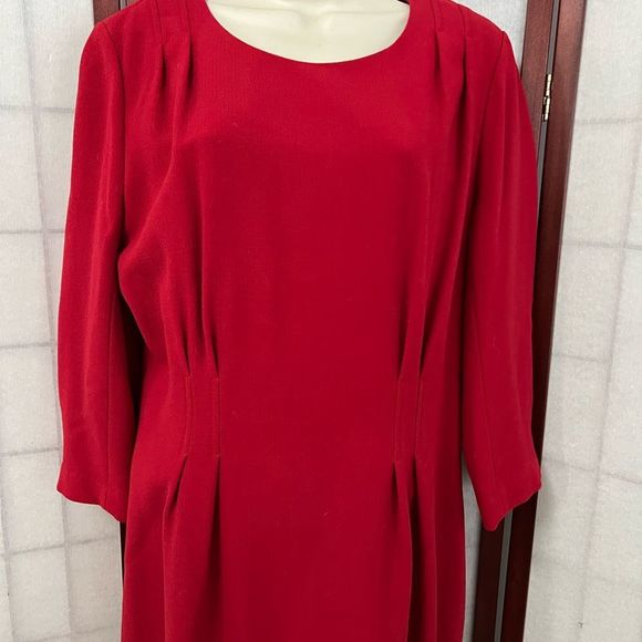 Lafayette 148 New York Red Dress - Picture 5 of 7